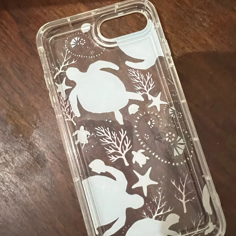 iPhone 7 Plus / 8 Plus Case Sea Turtle Design Clear Protective Cover